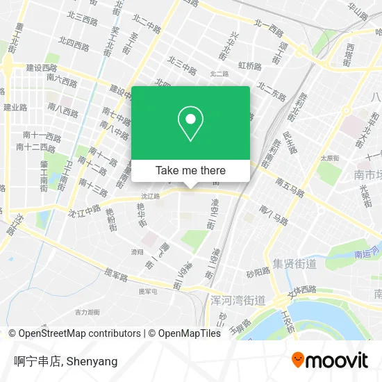 啊宁串店 map