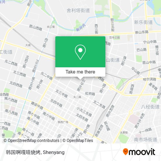 韩国啊嘎嘻烧烤 map