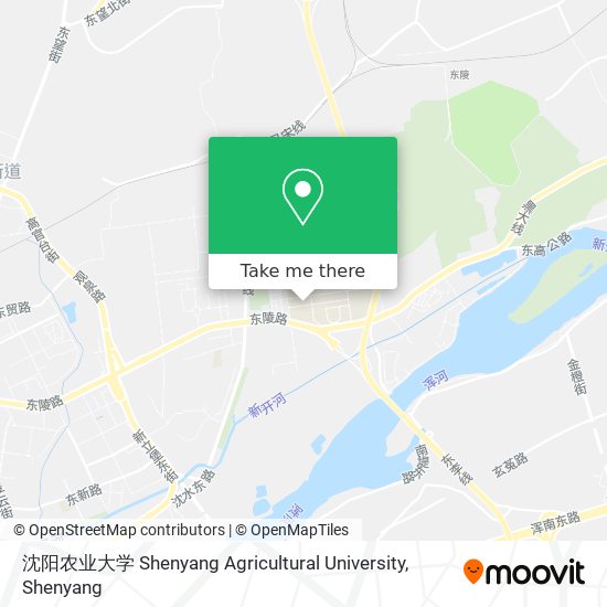 沈阳农业大学 Shenyang Agricultural University map