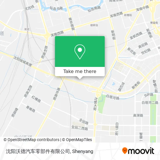 沈阳沃德汽车零部件有限公司 map