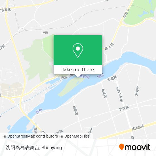 沈阳鸟岛表舞台 map
