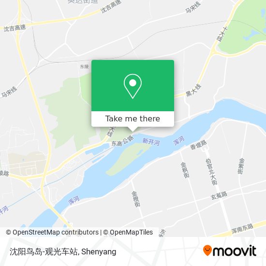 沈阳鸟岛-观光车站 map