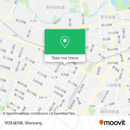 明珠城9栋 map