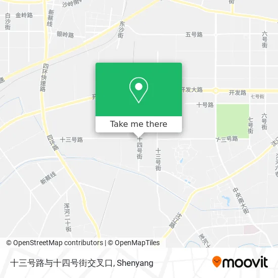 十三号路与十四号街交叉口 map
