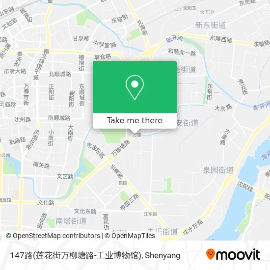 147路(莲花街万柳塘路-工业博物馆) map