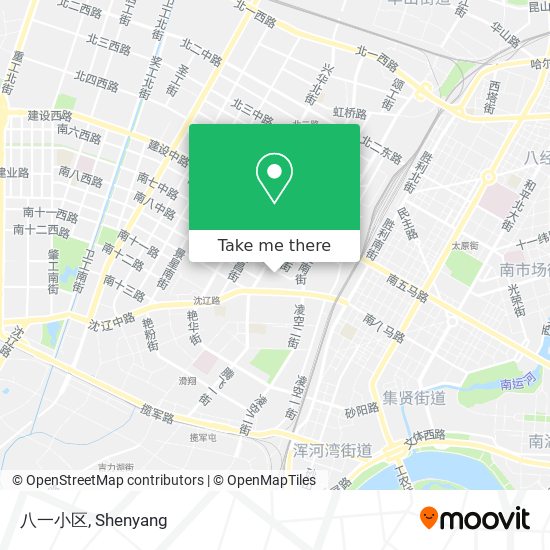 八一小区 map