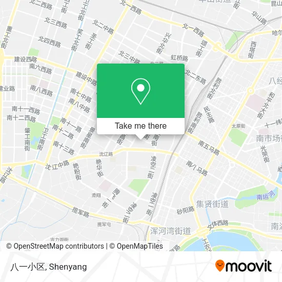 八一小区 map