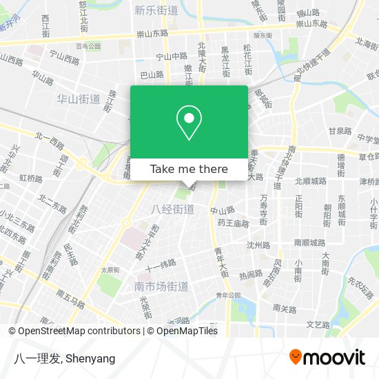 八一理发 map