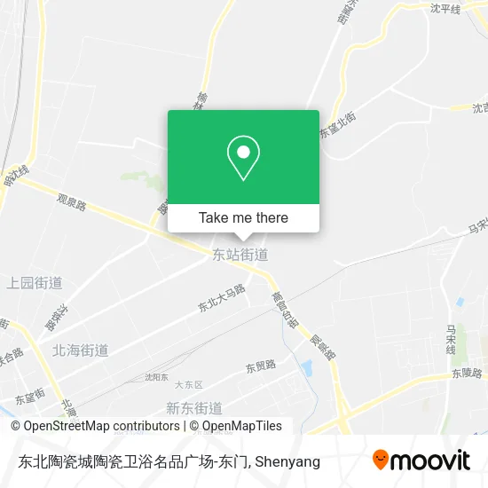 东北陶瓷城陶瓷卫浴名品广场-东门 map