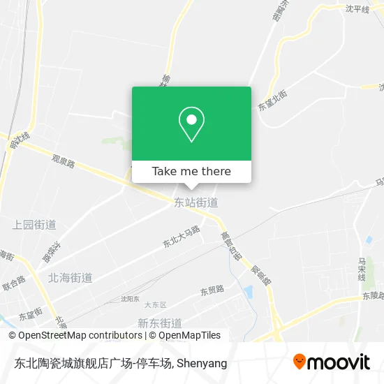 东北陶瓷城旗舰店广场-停车场 map