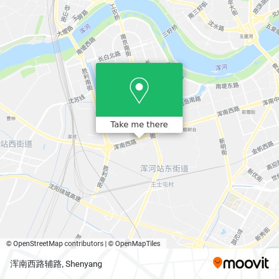 浑南西路辅路 map