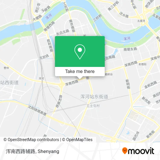 浑南西路辅路 map