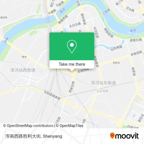 浑南西路胜利大街 map