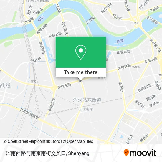 浑南西路与南京南街交叉口 map