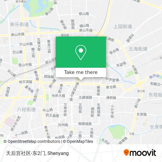 天后宫社区-东2门 map