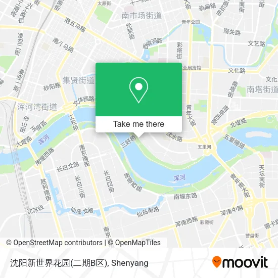 沈阳新世界花园(二期B区) map