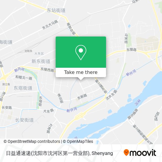 日益通速递(沈阳市沈河区第一营业部) map