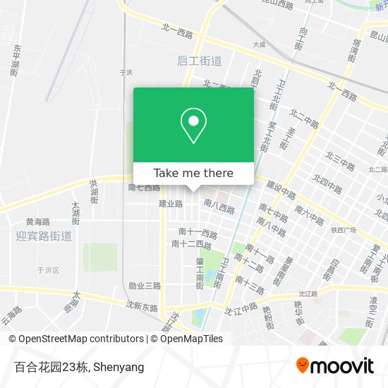 百合花园23栋 map