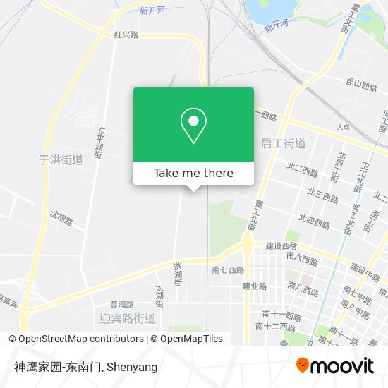 神鹰家园-东南门 map