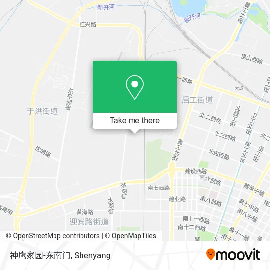 神鹰家园-东南门 map