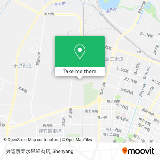 兴隆蔬菜水果鲜肉店 map