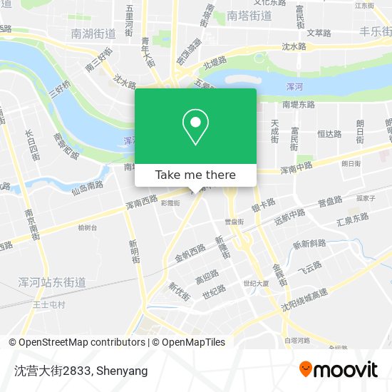 沈营大街2833 map