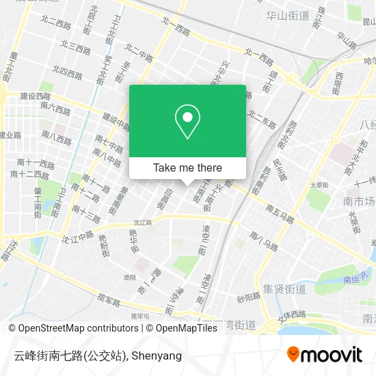 云峰街南七路(公交站) map