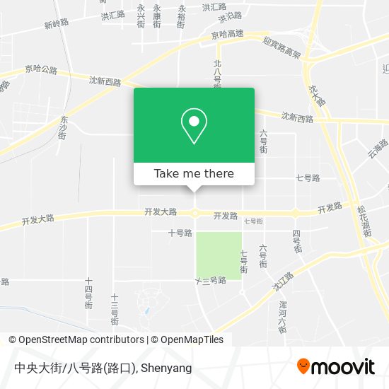 中央大街/八号路(路口) map