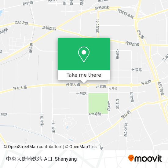 中央大街地铁站-A口 map