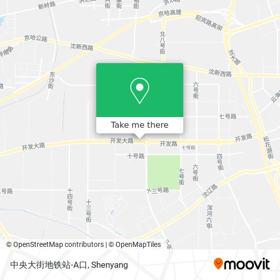 中央大街地铁站-A口 map