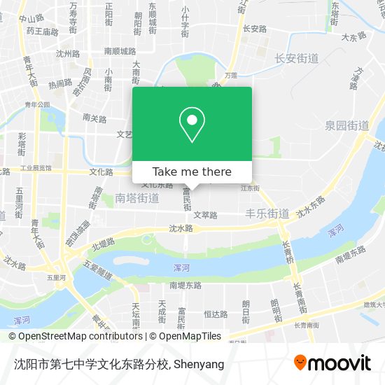 沈阳市第七中学文化东路分校 map