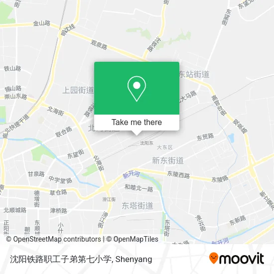沈阳铁路职工子弟第七小学 map