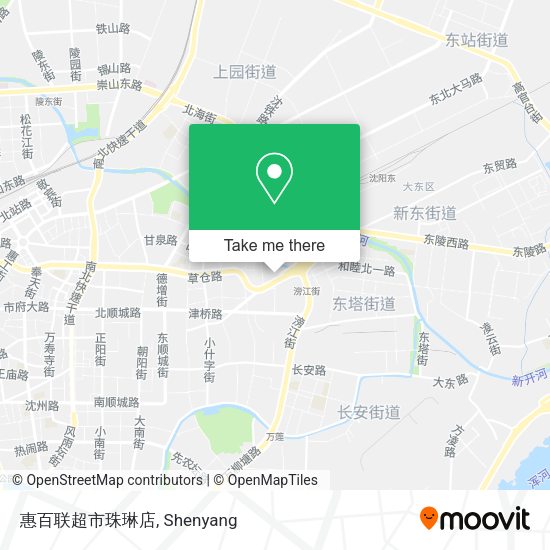 惠百联超市珠琳店 map
