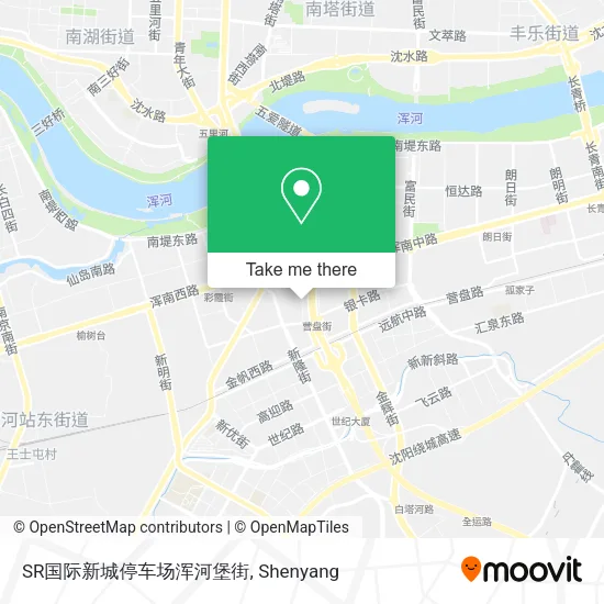 SR国际新城停车场浑河堡街 map