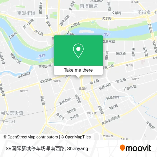 SR国际新城停车场浑南西路 map