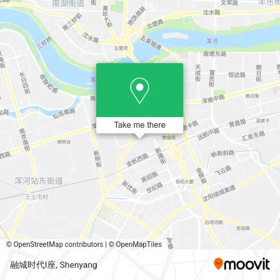 融城时代I座 map