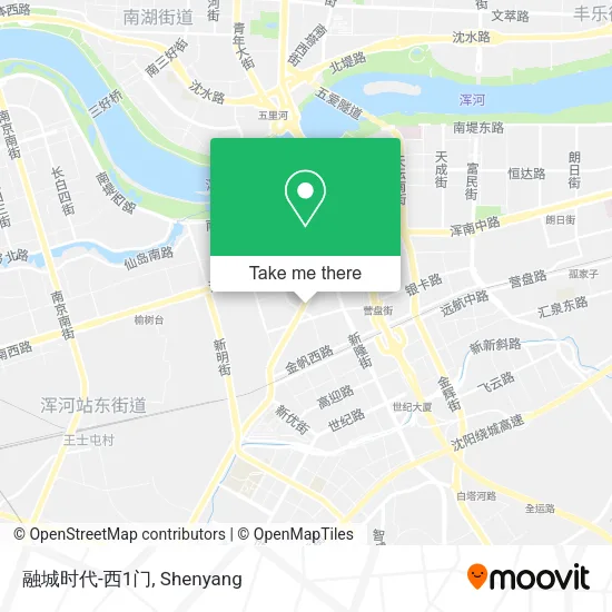 融城时代-西1门 map