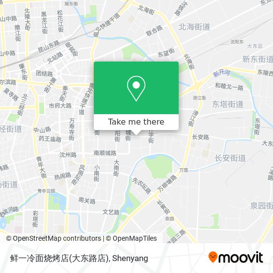 鲜一冷面烧烤店(大东路店) map