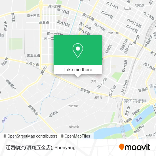 辽西物流(滑翔五金店) map