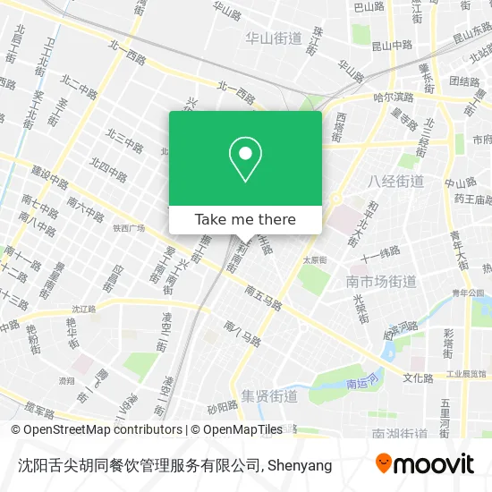 沈阳舌尖胡同餐饮管理服务有限公司 map