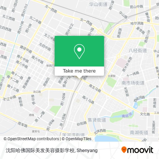 沈阳哈佛国际美发美容摄影学校 map