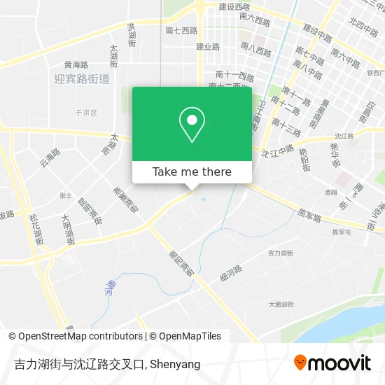 吉力湖街与沈辽路交叉口 map
