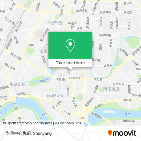华润中心悦府 map