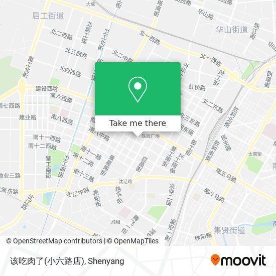 该吃肉了(小六路店) map