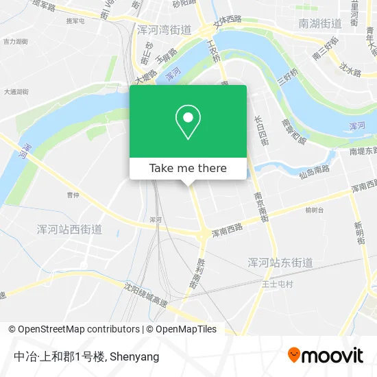 中冶·上和郡1号楼 map