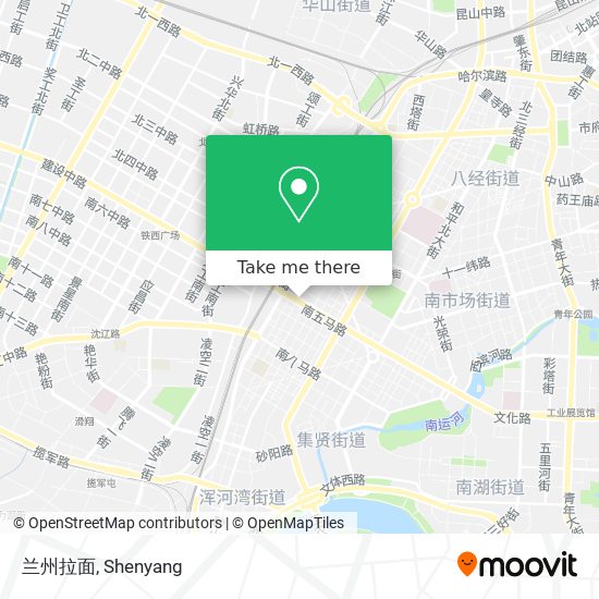 兰州拉面 map