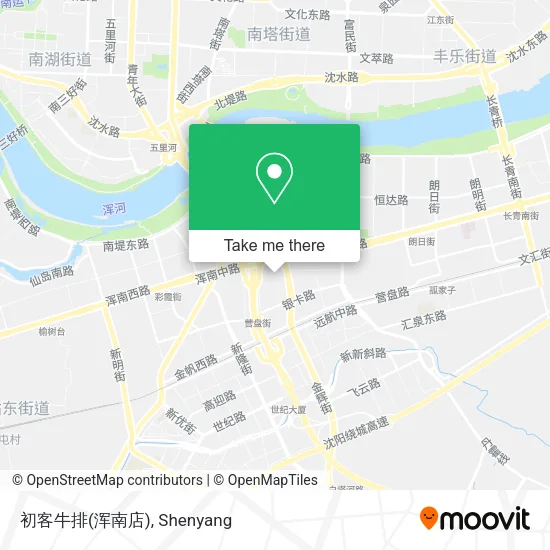 初客牛排(浑南店) map