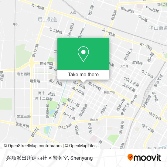 兴顺派出所建西社区警务室 map