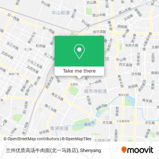 兰州优质高汤牛肉面(北一马路店) map