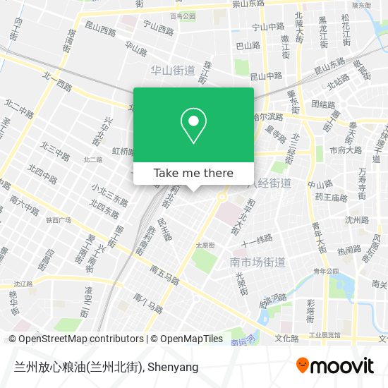 兰州放心粮油(兰州北街) map
